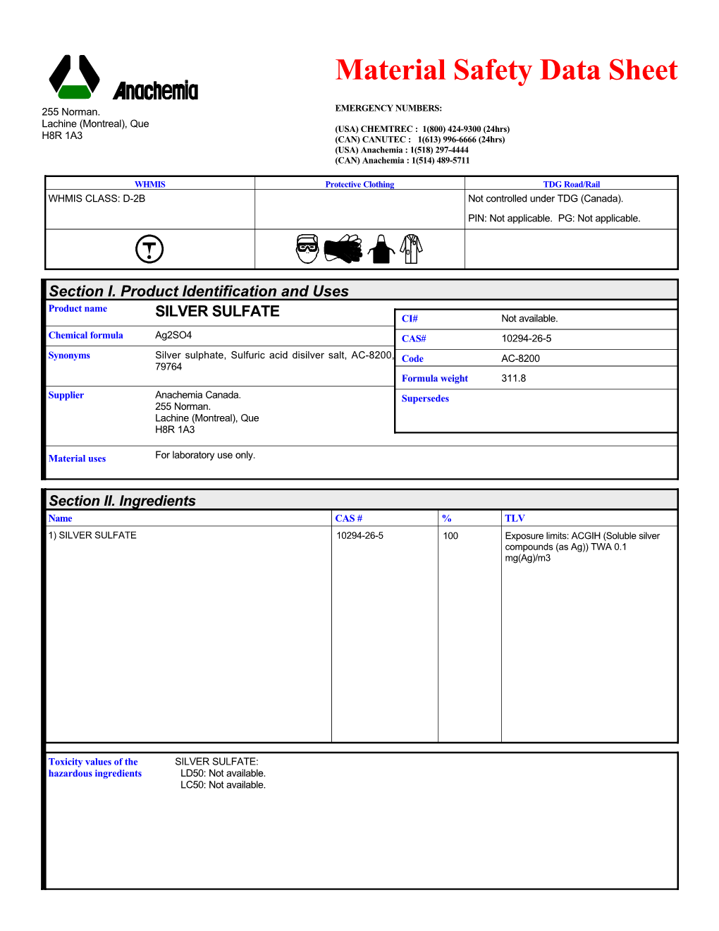 0671 Silver Sulfate