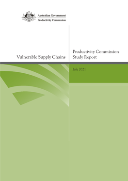 Vulnerable Supply Chains Study Report