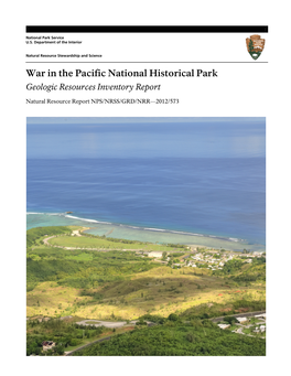 War in the Pacific National Historical Park Geologic Resources Inventory Report
