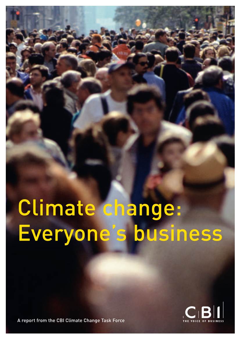 Climate Change: Everyone's Business