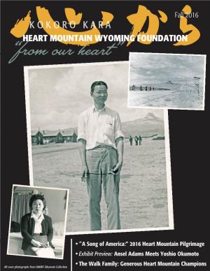 Kokoro Kara Heart Mountain Wyoming Foundation