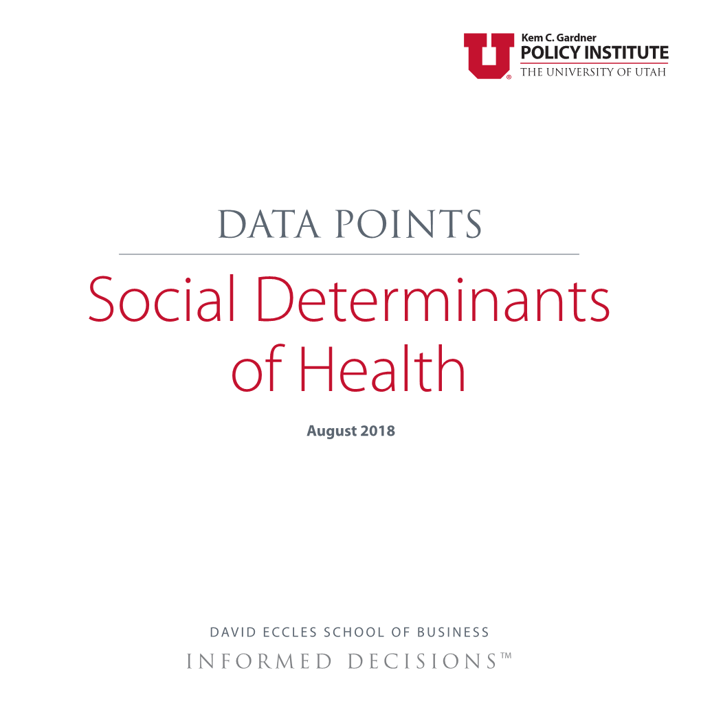 Social Determinants of Health: Data Points