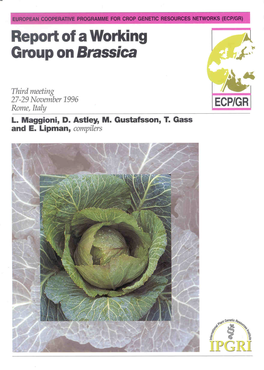 Report of a Working Group on Brassica, Third Meeting, 27-29 November 1996, Rome, Italy