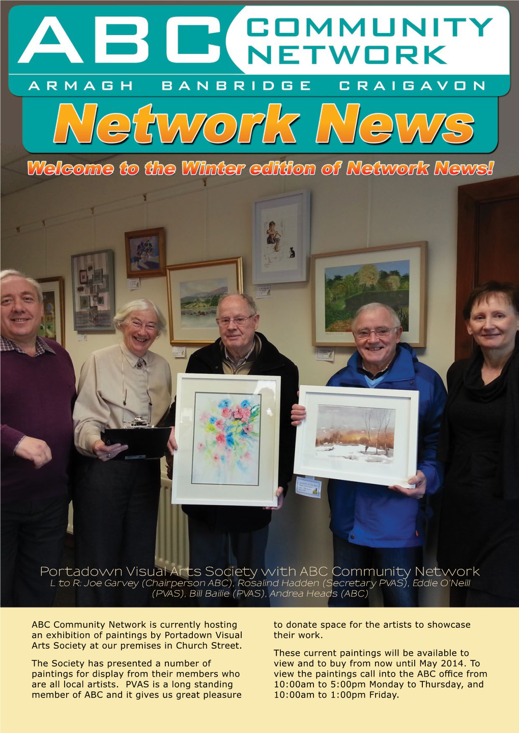 Portadown Visual Arts Society with ABC Community Network