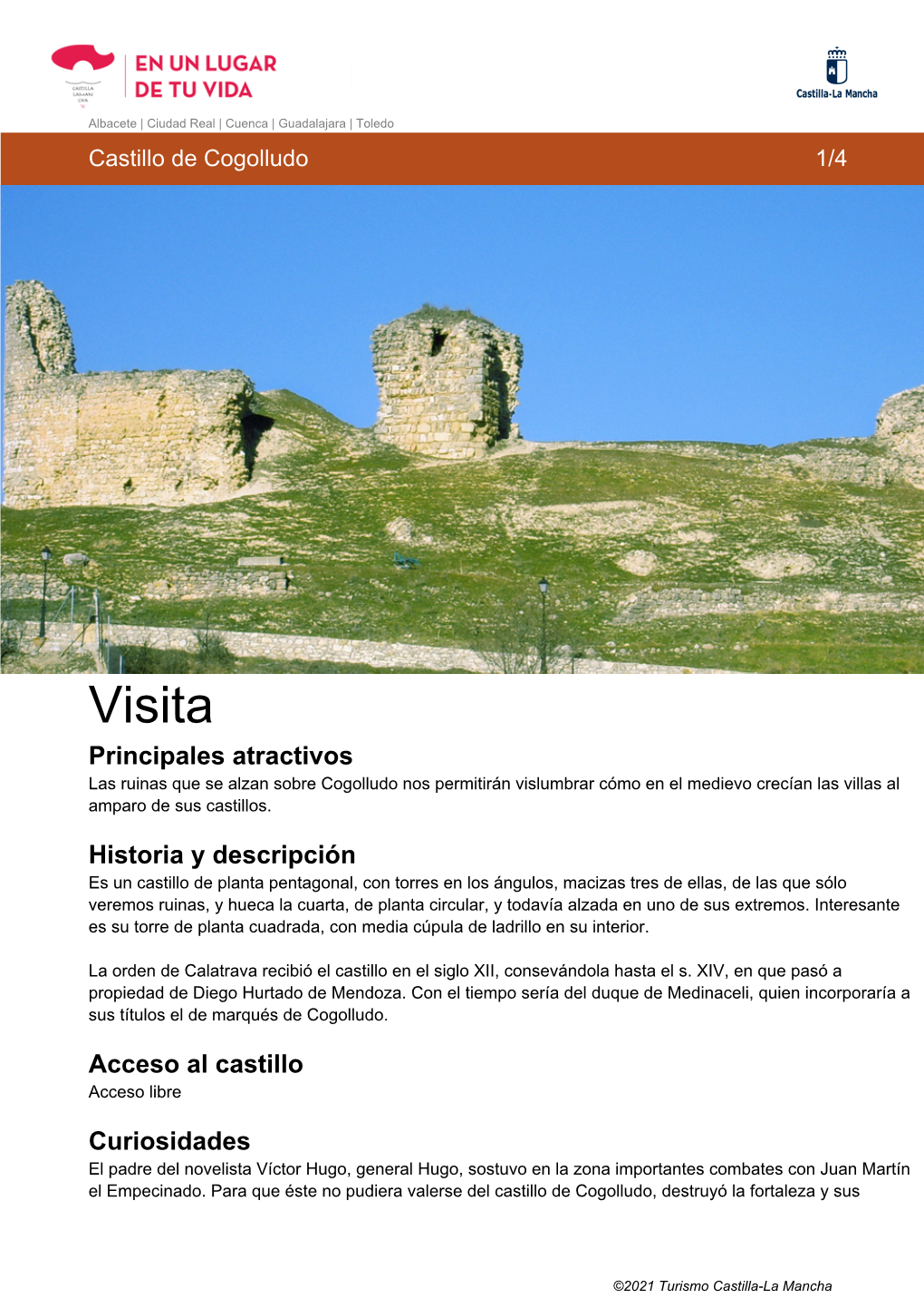Descargar Guía De Viaje Castillo De Cogolludo