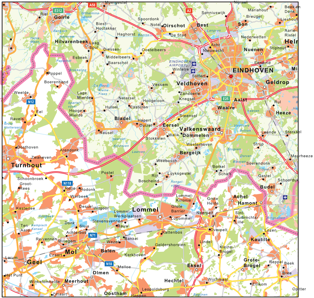 EINDHOVEN Geel Turnhout Lommel Helmond