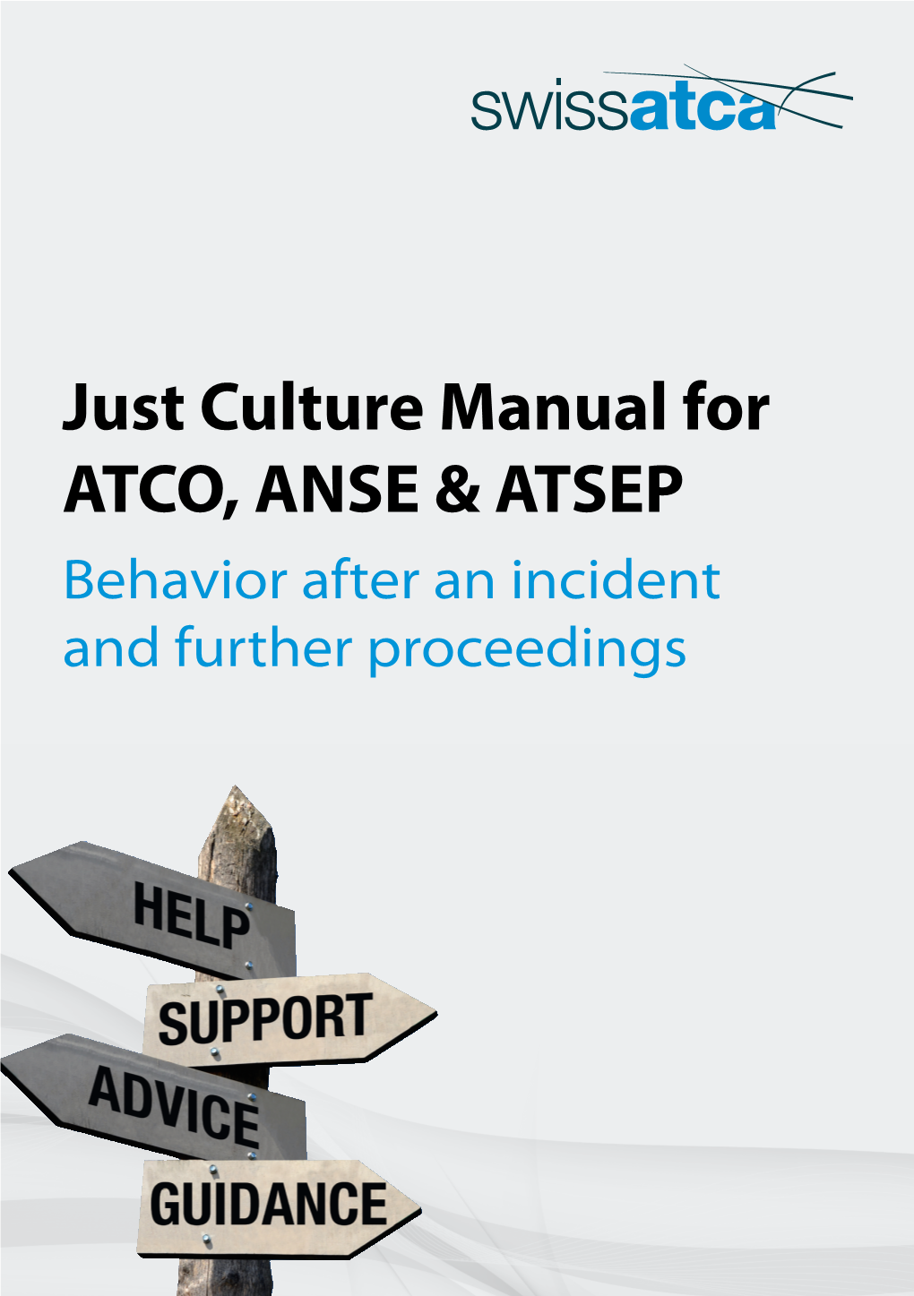 Just Culture Manual for ATCO, ANSE & ATSEP