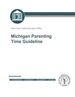 Michigan Parenting Time Guideline