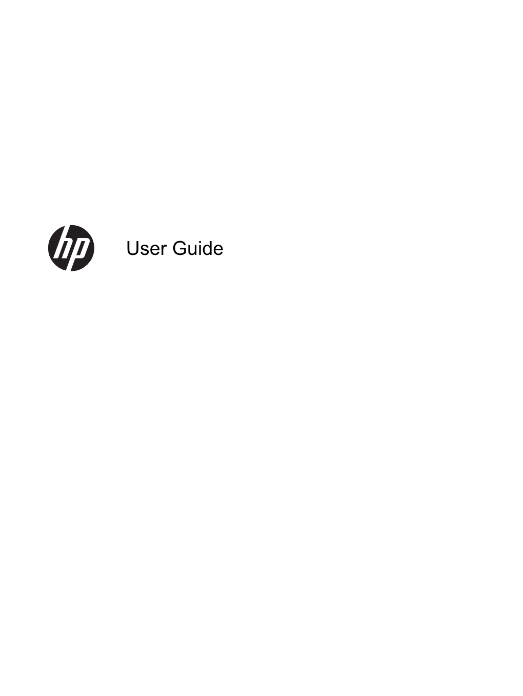 User Guide © Copyright 2013 Hewlett-Packard Product Notice Software Terms Development Company, L.P