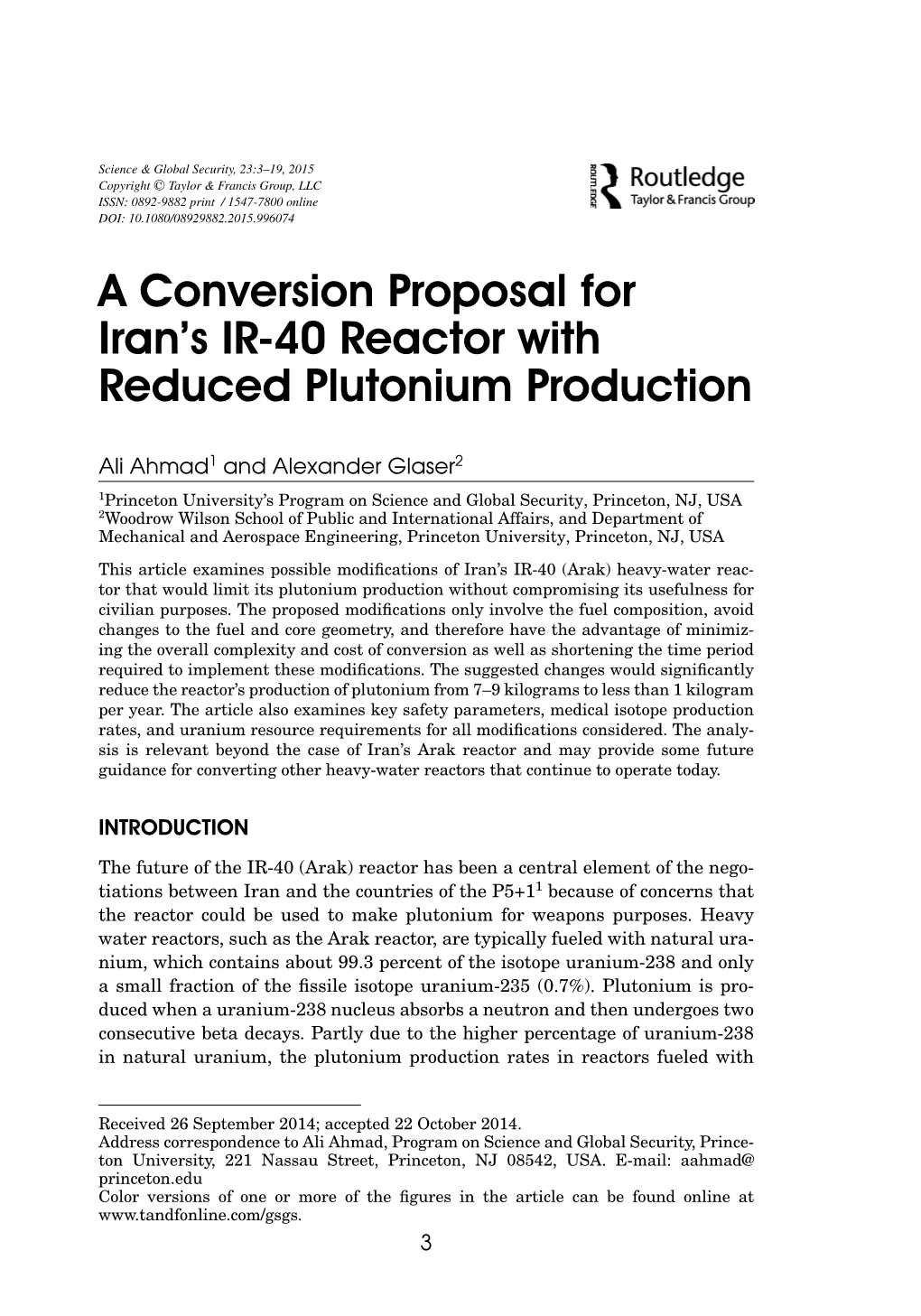 A Conversion Proposal for Iran's IR-40 Reactor with Reduced