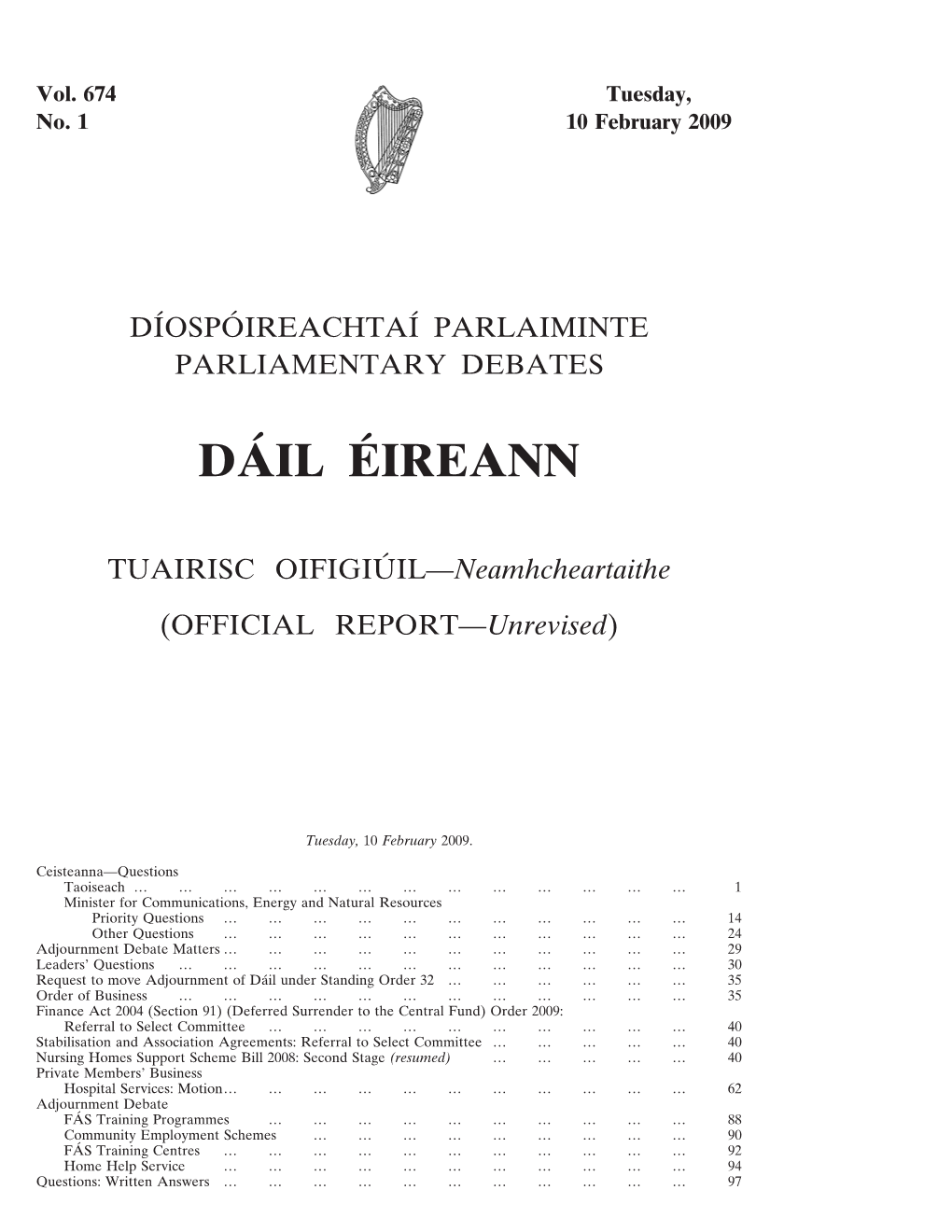 Da´Il E´Ireann