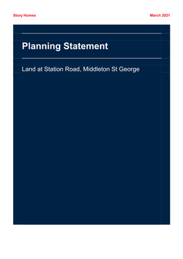 Planning Statement