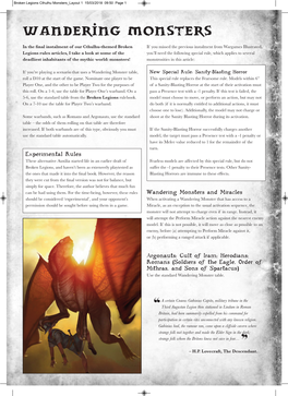 Cthulhu Campaigns