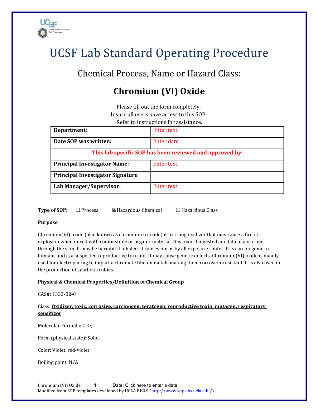 UCSF Lab Standard Operating Procedure s7