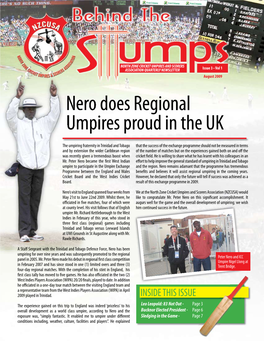 Nero Does Regional Umpires Proud in the UK