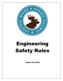 Engineering Safety Rules