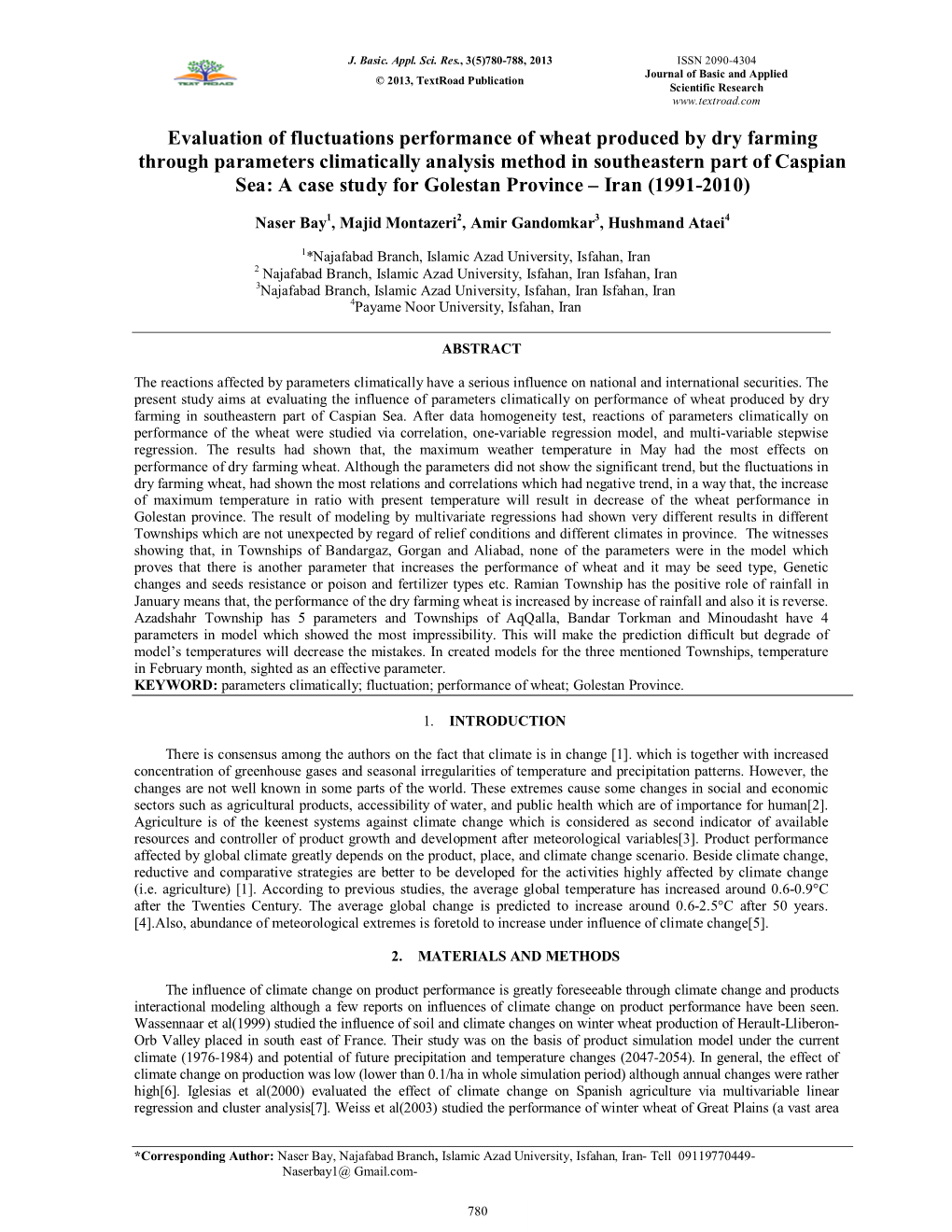 Available Resources and Controller of Product Growth and Development After Meteorological Variables[3]