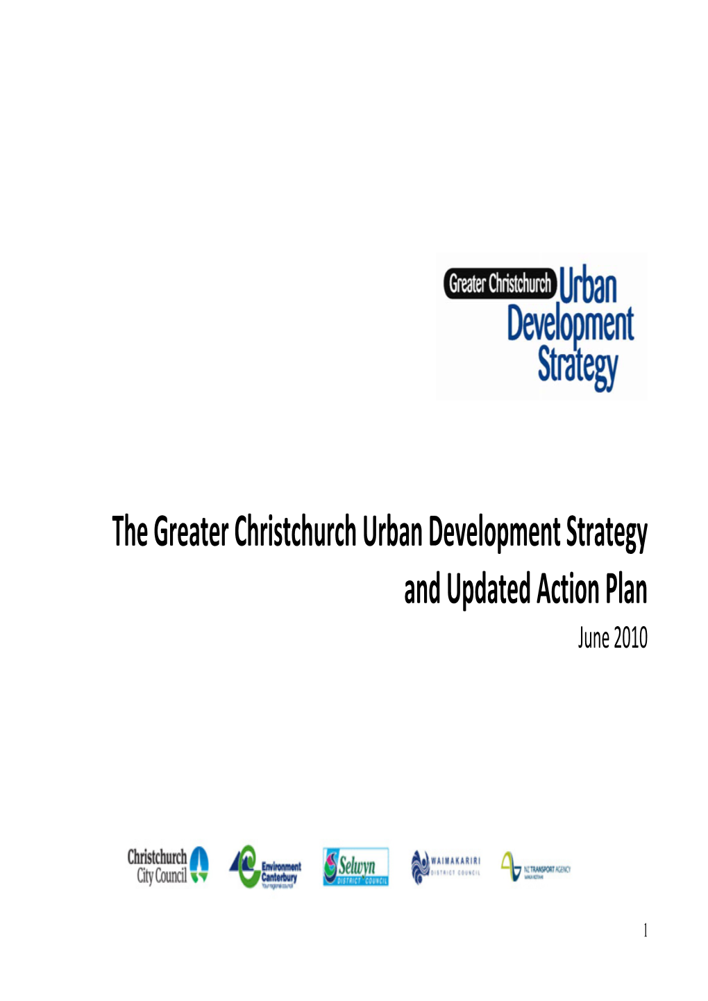 Greater Christchurch UDS Implementation Committee 28 June