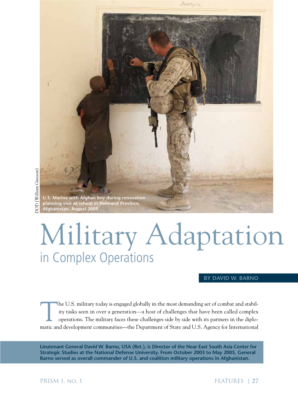 Military Adaptation in Complex Operations