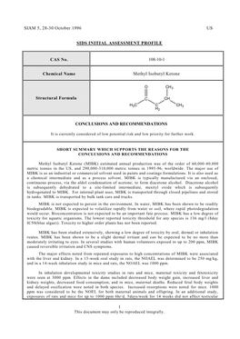 Sids Initial Assessment Profile