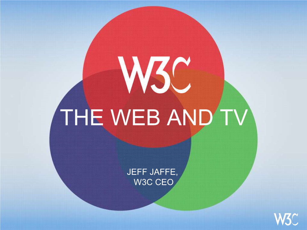 The Web and Tv