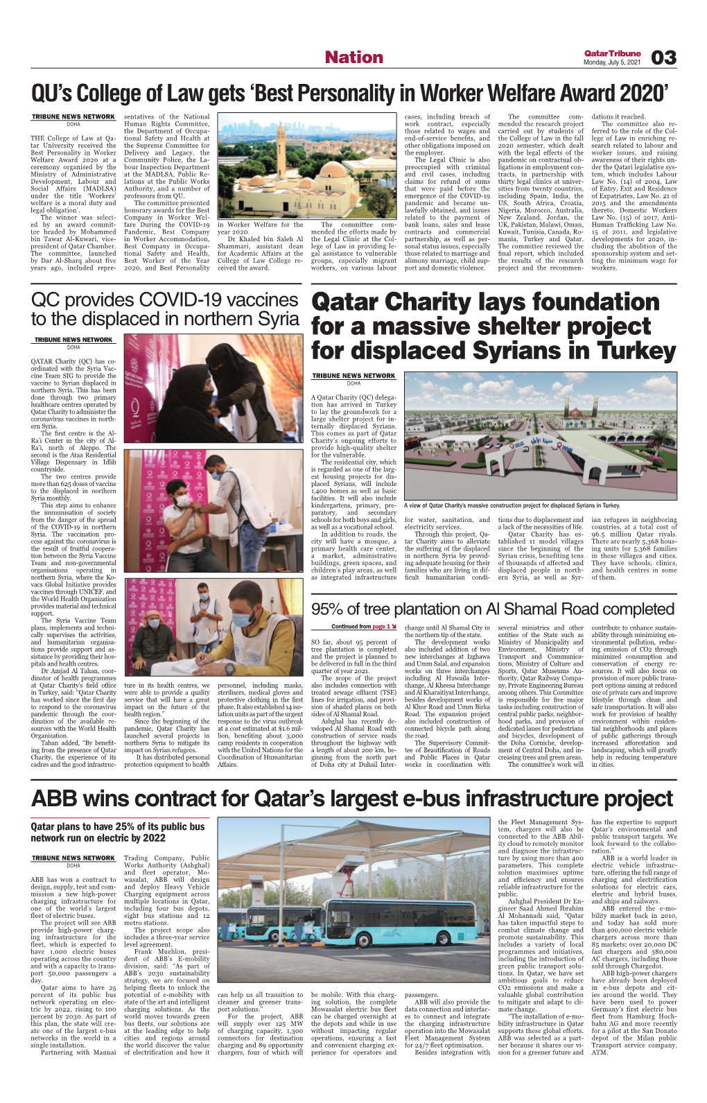 Qatar Charity Lays Foundation for a Massive Shelter Project For