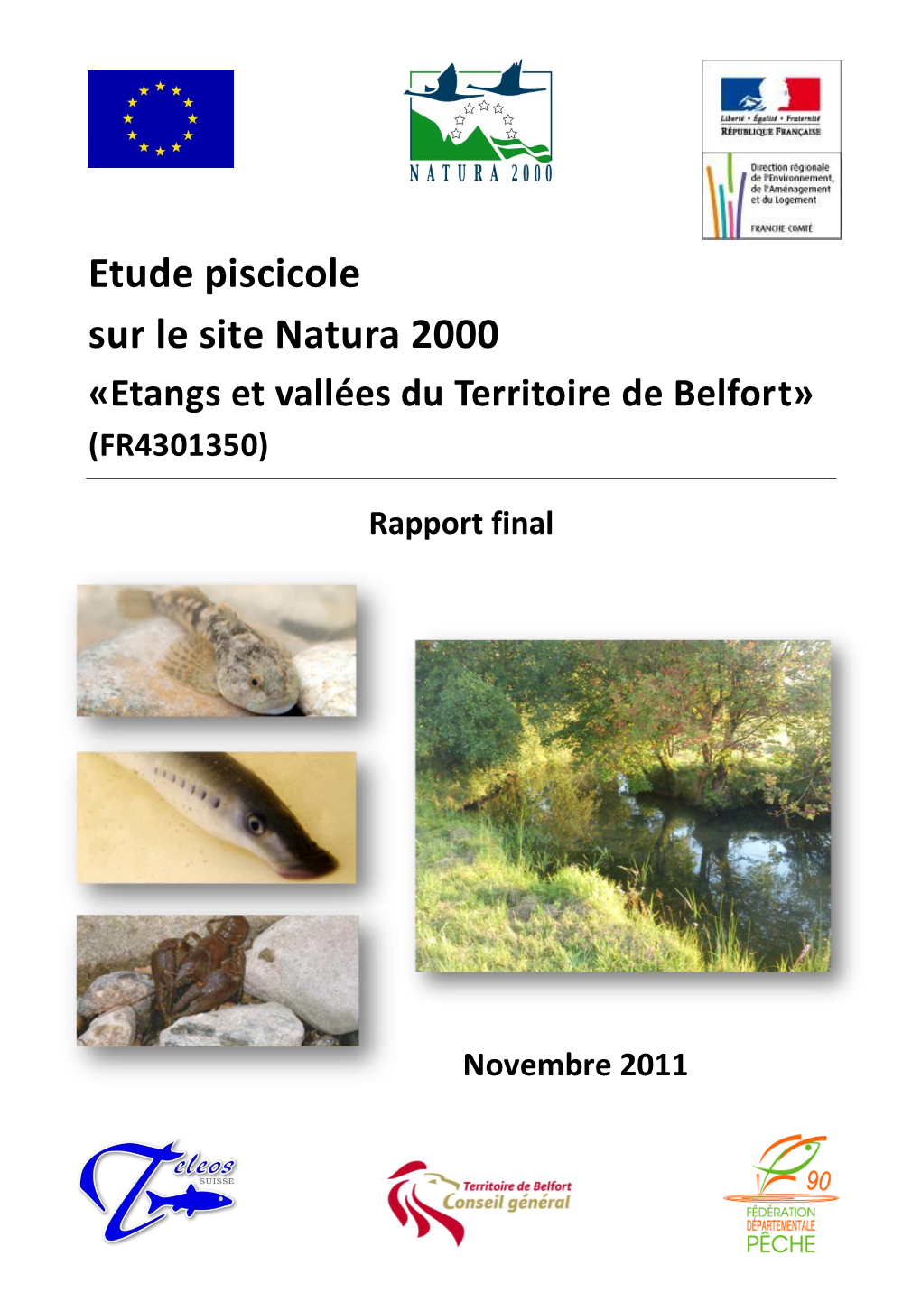 Etude Piscicole Sur Le Site Natura 2000 « Etangs Et Vallées Du