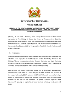 Government of Sierra Leone
