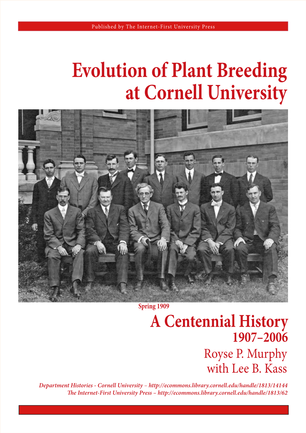 Evolution of Plant Breeding at Cornell University