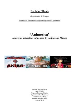 Animerica' American Animation Influenced By