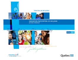 Immigration, Participation, and Inclusion Action Strategy 2016–2021
