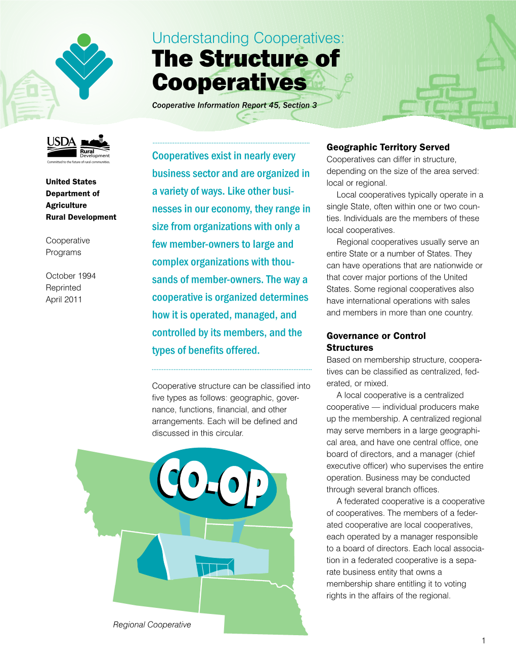 The Structure of Cooperatives Cooperative Information Report 45, Section 3