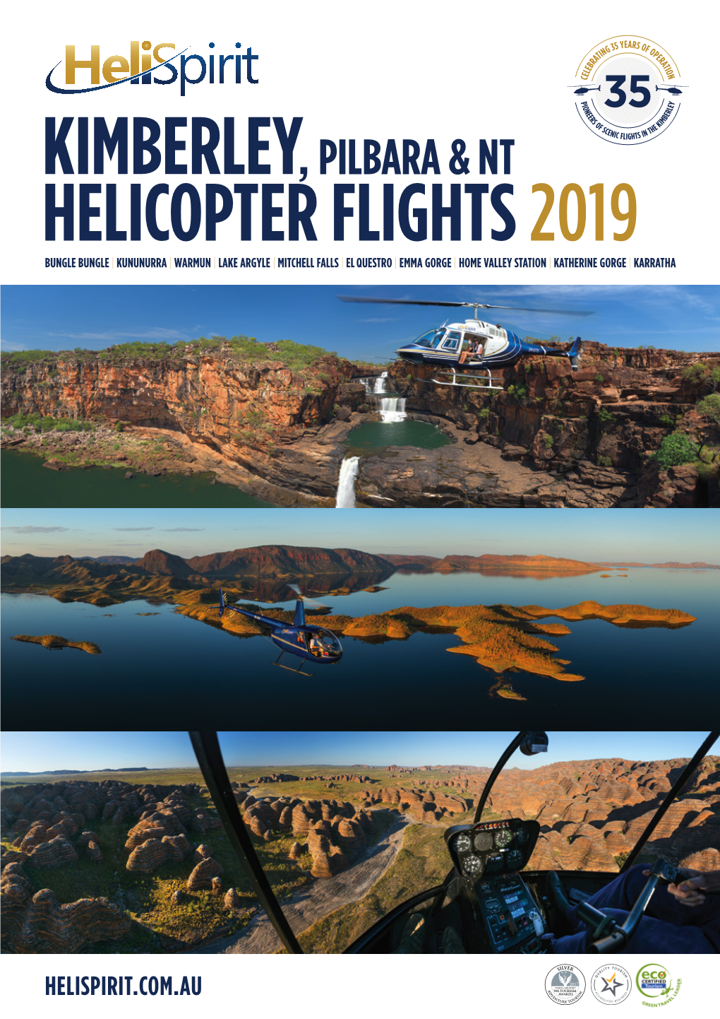 Kimberley, Helicopter Flights2019