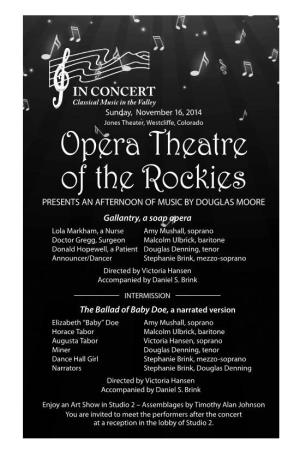 Opera Theatre of the Rockies
