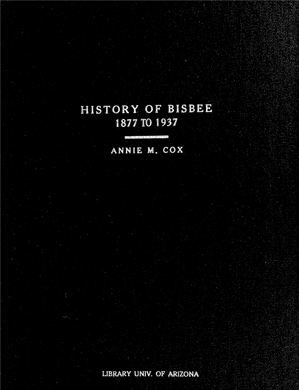 History-Of-Bisbee-1877-1937.Pdf, PDF, 8.17MB