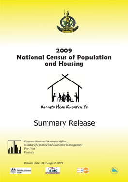 National Census of Population and Housing. Summary Release