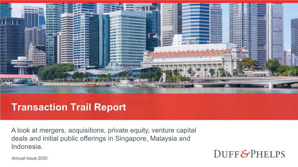 Transaction Trail Annual Report 2020