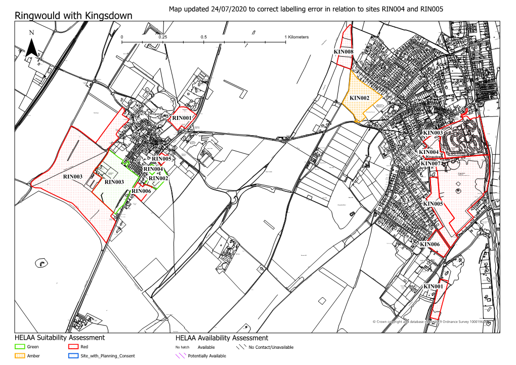 Ringwould with Kingsdown Boundary Path (Um)