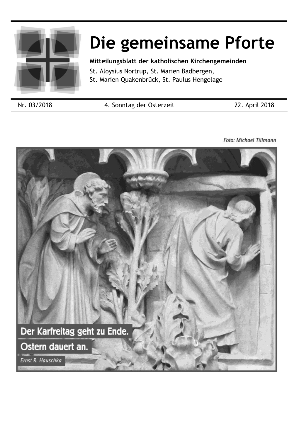 Die Gemeinsame Pforte Mitteilungsblatt Der Katholischen Kirchengemeinden St