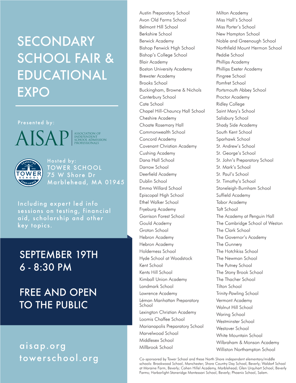 Secondary School Fair & Educational Expo