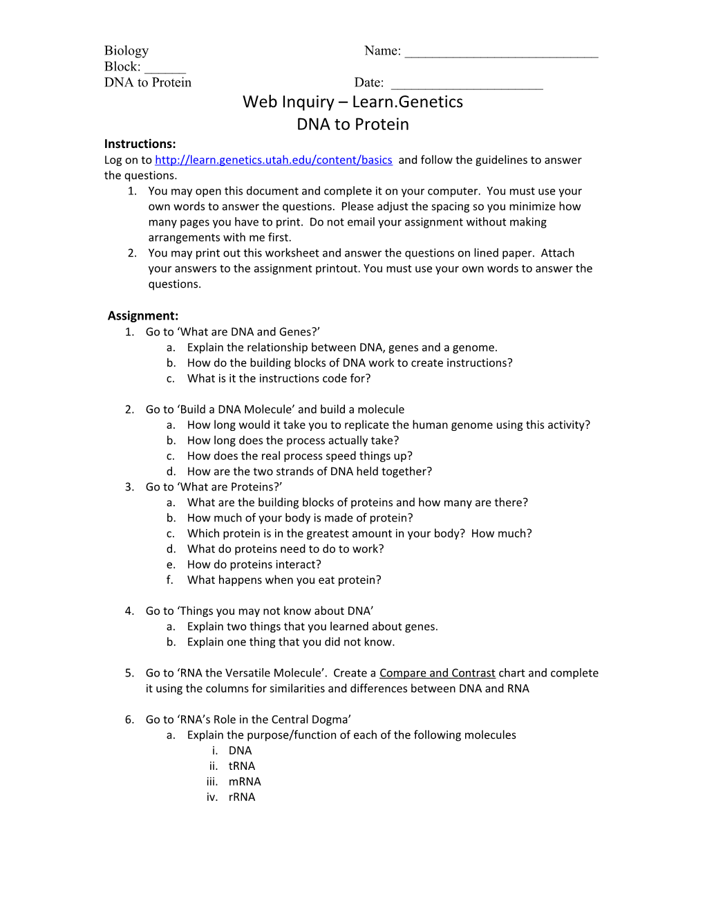 Socratic Seminar on Biotechnology