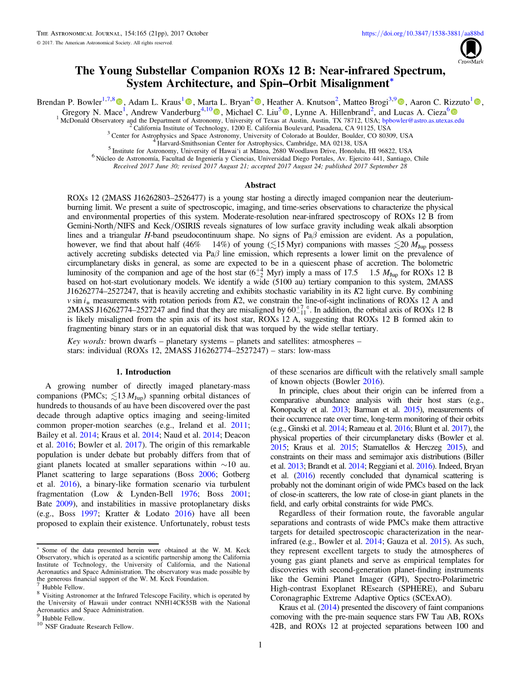 The Young Substellar Companion Roxs 12 B: Near-Infrared Spectrum, System Architecture, and Spin–Orbit Misalignment*