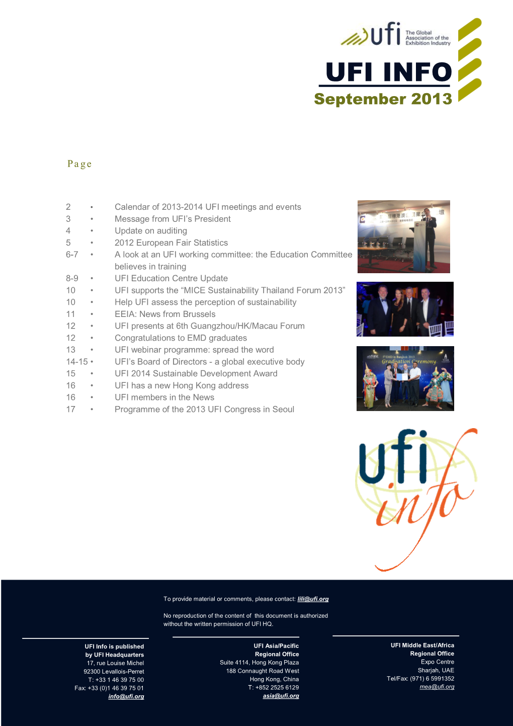 UFI INFO September 2013