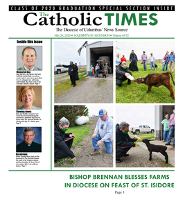 Bishop Brennan Blesses Farms in Diocese on Feast of St