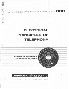 Electr Ples of Telephony