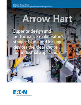 Arrow Hart Industrial Grade Straight Blade and Locking Devices Brochure