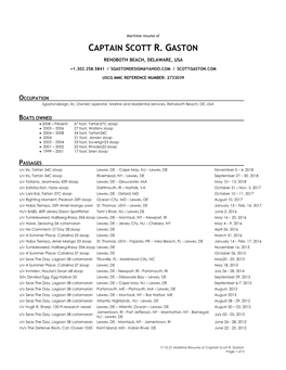 Captain Scott R. Gaston