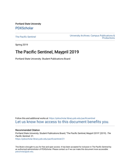 The Pacific Sentinel, Maypril 2019