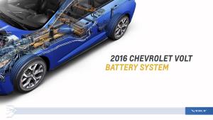 2016 Chevrolet Volt Battery System