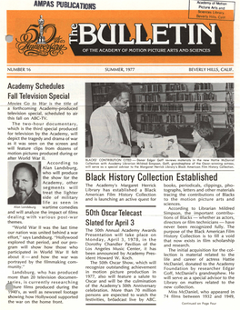 Black History Collection Established